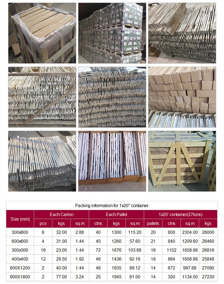 slate packing details