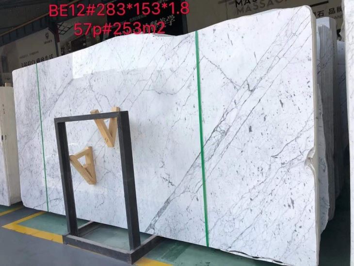 Italian Bianco Carrara Marble Slabs