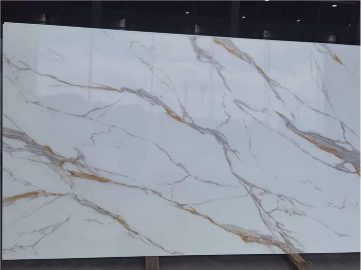 Calacatta Gold Nano Glass High Glossy Slabs