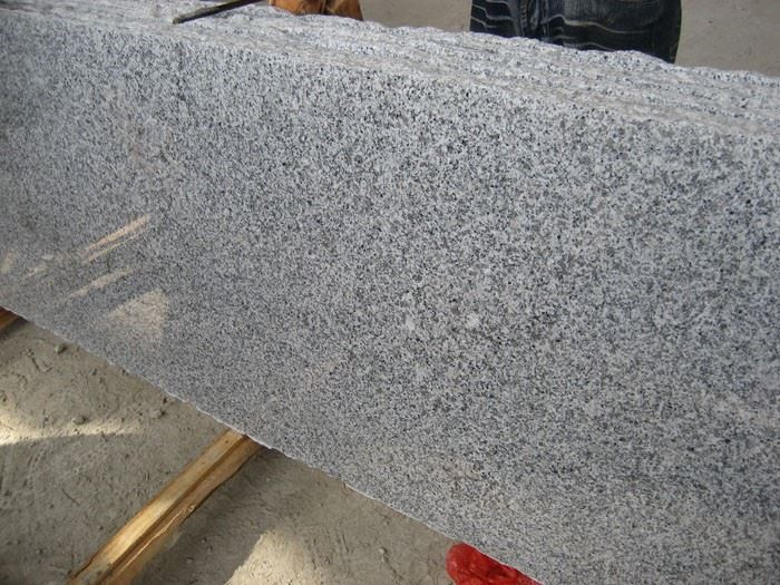 G623 Grey Rosa Beta Granite Kitchen Countertops With Backsplash