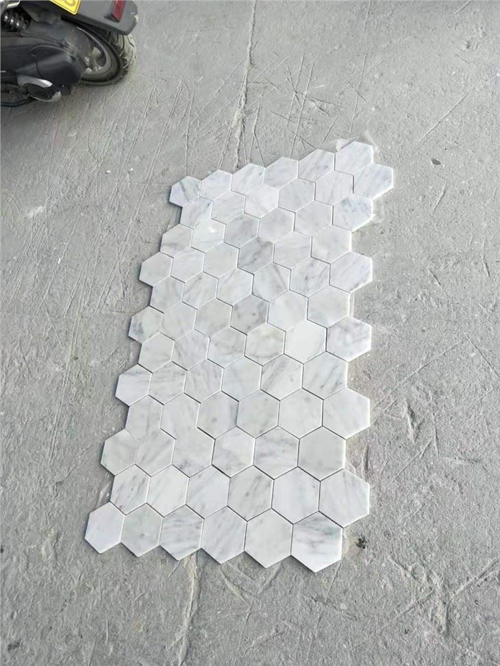 White Mosaic For Bathroom