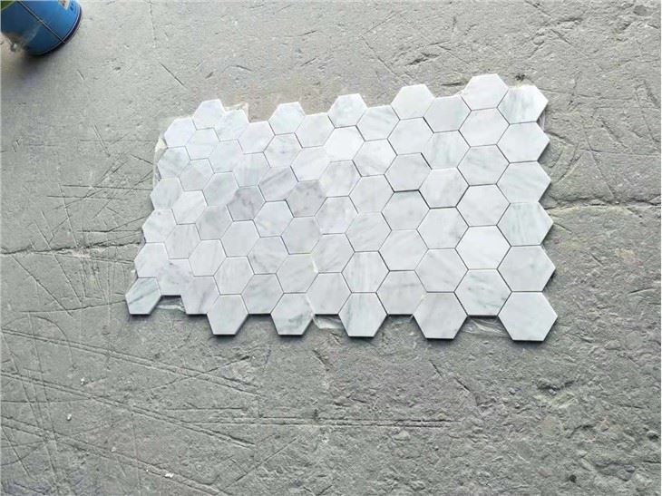 White Mosaic For Bathroom